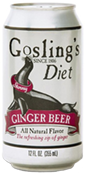 Goslings Diet Ginger Beer 6Pk Cn (355ml can) (355ml can)