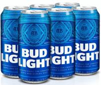 Anhueser-Busch - Bud Light (6 pack 16oz cans) (6 pack 16oz cans)